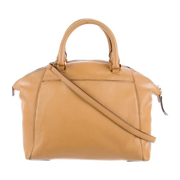 Michael Michael Kors Leather Handle Handbag Tan Riley - Picture 3 of 6